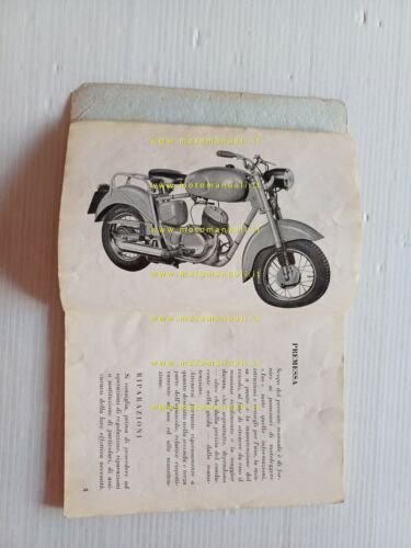 ISO 125 Isomoto Isoscooter 1954 manuale uso manutenzione libretto originale