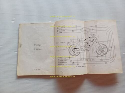 ISO 125 Isomoto Isoscooter 1954 manuale uso manutenzione libretto originale