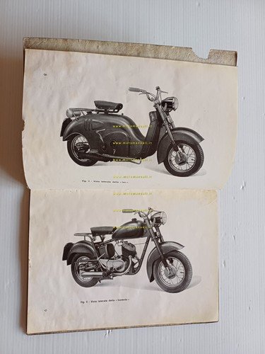 ISO 125 Isoscooter - Isomoto 1951 manuale uso manutenzione libretto …