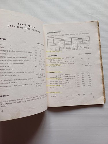 ISO 125 Isoscooter Isomoto 1950 manuale uso originale owner's manual