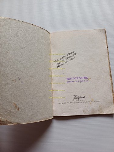 ISO 125 Isoscooter Isomoto 1950 manuale uso originale owner's manual