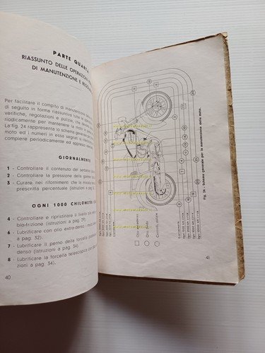 ISO 125 Isoscooter Isomoto 1950 manuale uso originale owner's manual