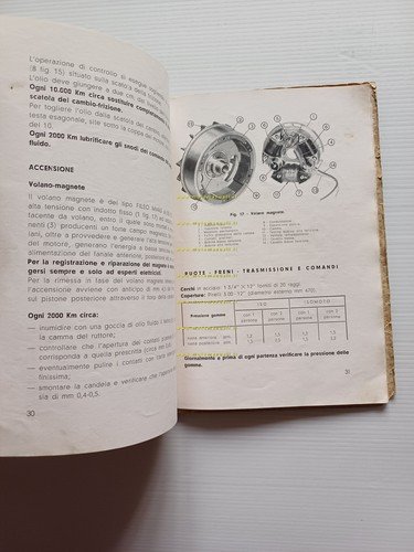 ISO 125 Isoscooter Isomoto 1950 manuale uso originale owner's manual