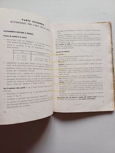 ISO 125 Isoscooter Isomoto 1950 manuale uso originale owner's manual