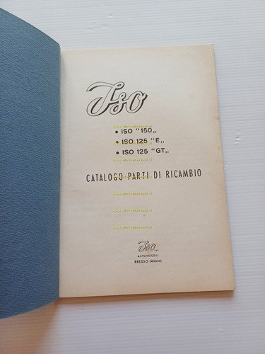 ISO 150 - 125 E - 125 GT 1956 catalogo …