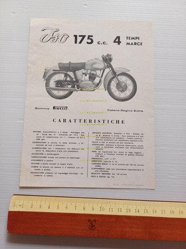 ISO 175 4 tempi - Isocarro 150 1956 depliant italiano …