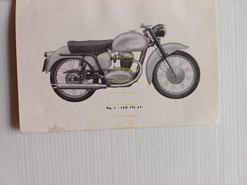 ISO 175 4T 1956 manuale uso manutenzione libretto istruzioni italiano …