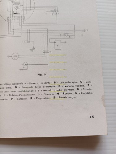 ISO 175 4T 1956 manuale uso manutenzione libretto istruzioni italiano …