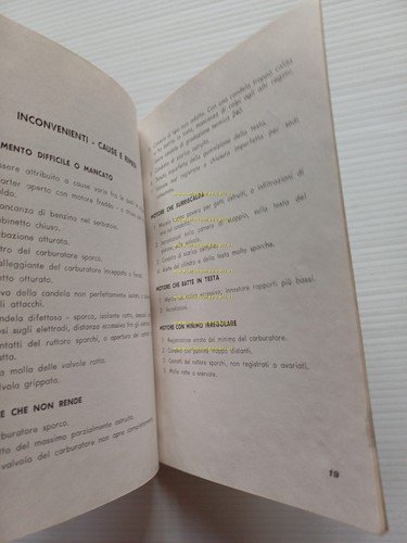 ISO 175 4T 1956 manuale uso manutenzione libretto istruzioni italiano …