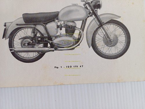 ISO 175 4T 1956 manuale uso manutenzione libretto istruzioni originale …