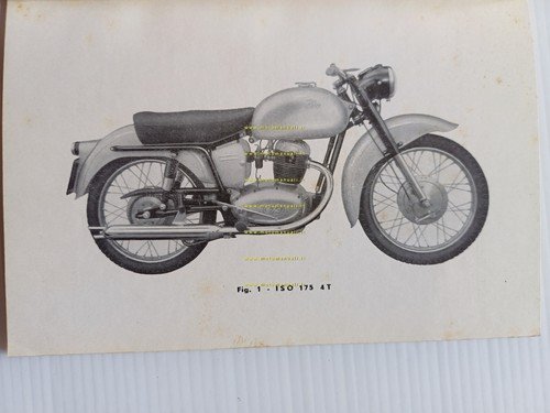 ISO 175 4T 1956 manuale uso manutenzione libretto istruzioni originale …