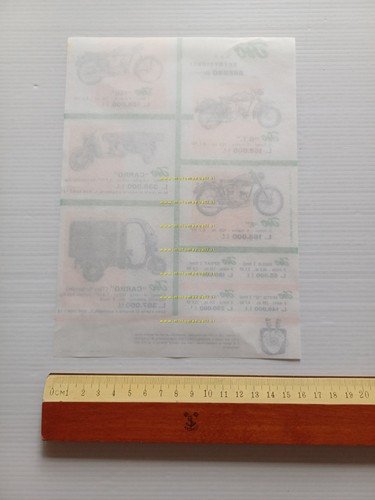ISO catalogo produzione 1956 depliant originale italiano