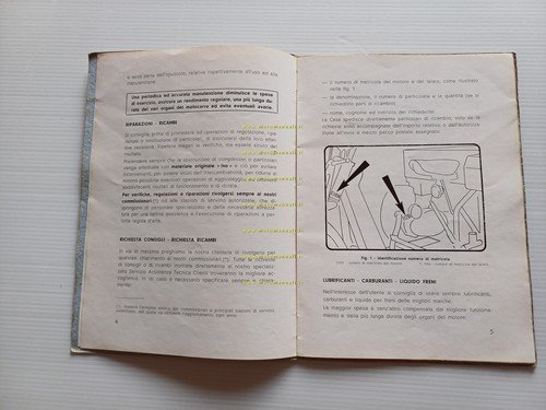 ISO Isocarro 125 1951 manuale uso manutenzione libretto originale italiano