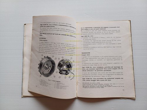 ISO Isocarro 125 1951 manuale uso manutenzione libretto originale italiano