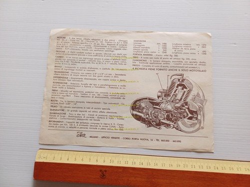 ISO Isocarro 125 anni 50 depliant italiano originale