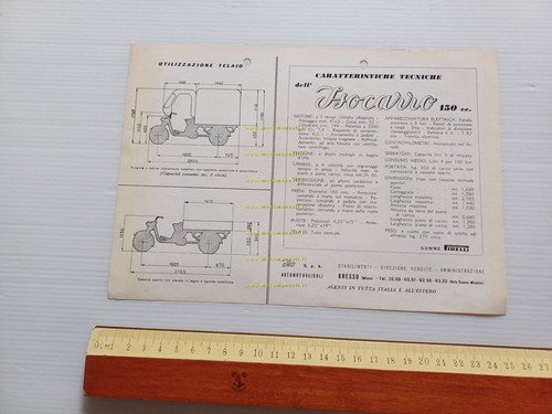 ISO Isocarro 150 anni 50 depliant italiano originale