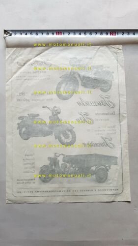 Iso Isomoto Isoscooter Isocarro depliant originale moto brochure