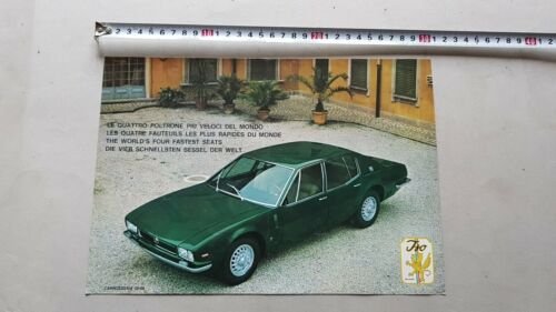 Iso Rivolta Fidia S4 1968 depliant originale multilingua brochure multilingual