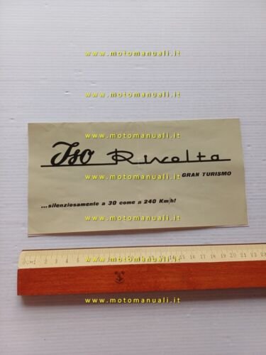 Iso Rivolta Gran Turismo GT 300 Bertone 1967 depliant italiano …