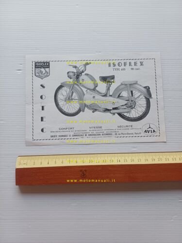 ISOFLEX 98 Type 655 depliant francese originale