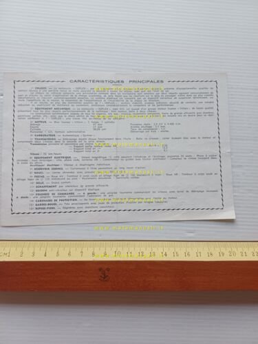 ISOFLEX 98 Type 655 depliant francese originale