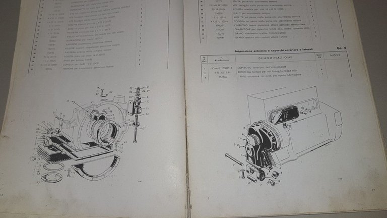Isotta Fraschini 1947 autocarro catalogo ricambi originale spare parts catalogue