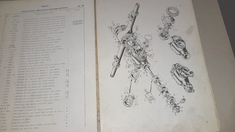 Isotta Fraschini 1947 autocarro catalogo ricambi originale spare parts catalogue