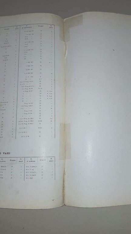 Isotta Fraschini 1947 autocarro catalogo ricambi originale spare parts catalogue