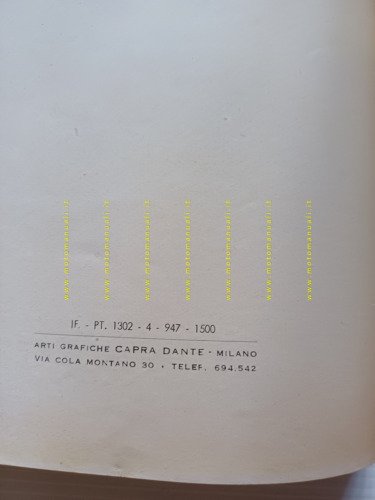 Isotta Fraschini autocarro D 80 CO 3a serie 1947 manuale …