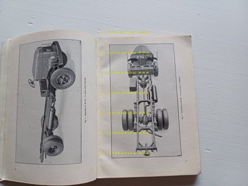 Isotta Fraschini autocarro D 80 CO 3a serie 1947 manuale …