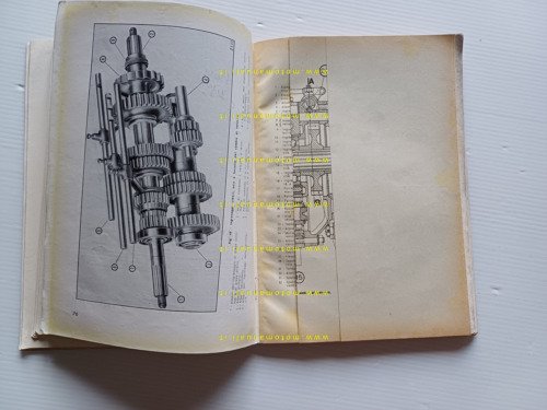 Isotta Fraschini autocarro D 80 CO 3a serie 1947 manuale …