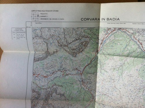 Istituo Geografico Militare - carta 1:25000 - Corvara in Badia …
