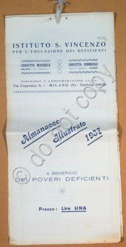 Istituto S. Vincenzo per la educazione dei deficienti Almanacco illustrato …