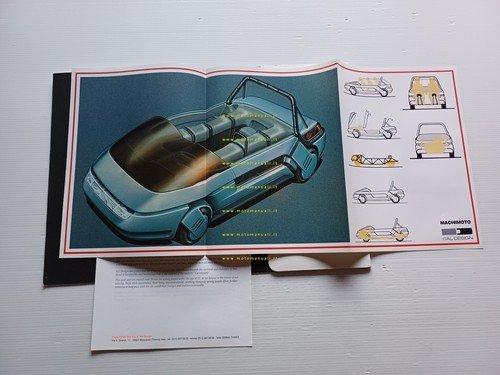 Italdesign Giugiaro salone Lingotto Torino 1986 cartella stampa originale