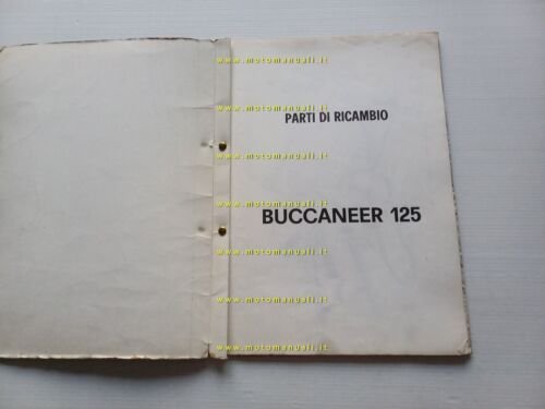 Italjet 125 Buccaneer motore Yamaha 1973 catalogo ricambi originale