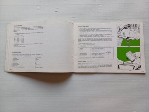 Italjet 320 T3 Trial 1981 manuale uso manutenzione originale owner's …