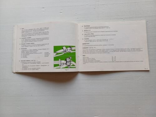 Italjet 320 T3 Trial 1981 manuale uso manutenzione originale owner's …