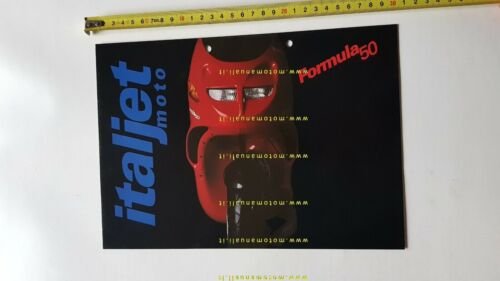 Italjet 50 Formula scooter anni 90 depliant originale italiano brochure