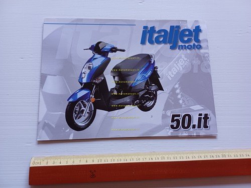 Italjet 50.it scooter 2008 depliant italiano originale