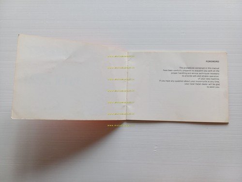 Italjet 50 Pack Away manuale uso manutenzione libretto originale INGLESE
