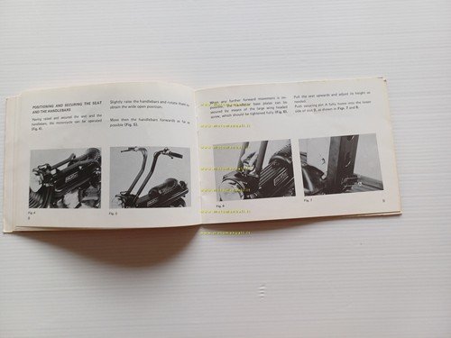 Italjet 50 Pack Away manuale uso manutenzione libretto originale INGLESE