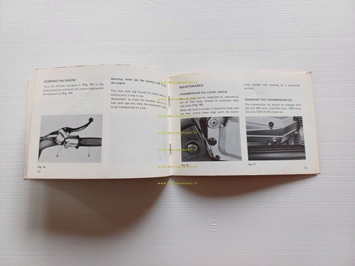 Italjet 50 Pack Away manuale uso manutenzione libretto originale INGLESE