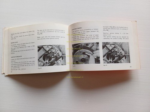 Italjet 50 Pack Away manuale uso manutenzione libretto originale INGLESE