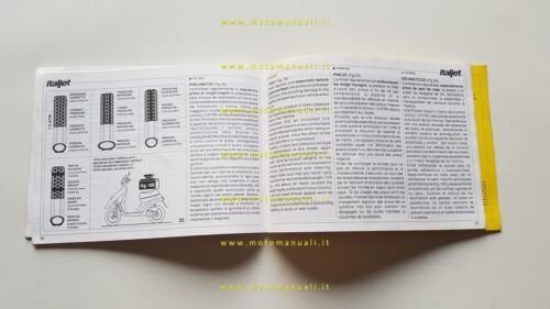 Italjet 50 Pista 2 1993 manuale uso manutenzione originale