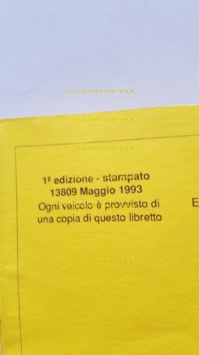 Italjet 50 Pista 2 1993 manuale uso manutenzione originale