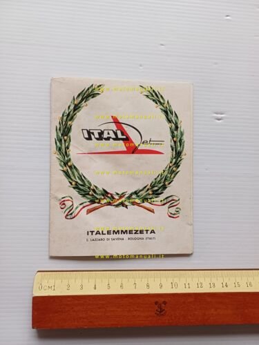 Italjet 50 produzione modelli anni 60 depliant originale italiano