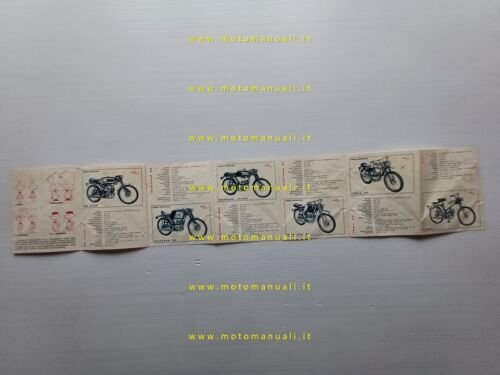 Italjet 50 produzione modelli anni 60 depliant originale italiano