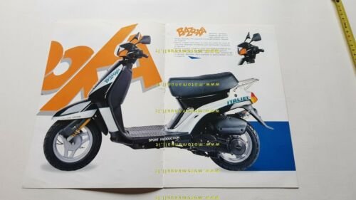 Italjet 50 Reporter Bazooka Ascot scooter depliant anni 90 originale …