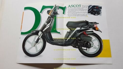 Italjet 50 Reporter Bazooka Ascot scooter depliant anni 90 originale …
