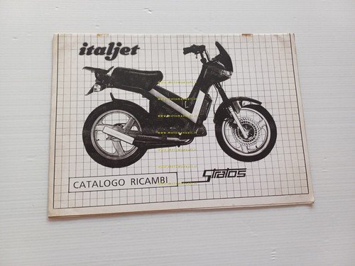 Italjet 50 Stratos tubone catalogo ricambi TELAIO originale